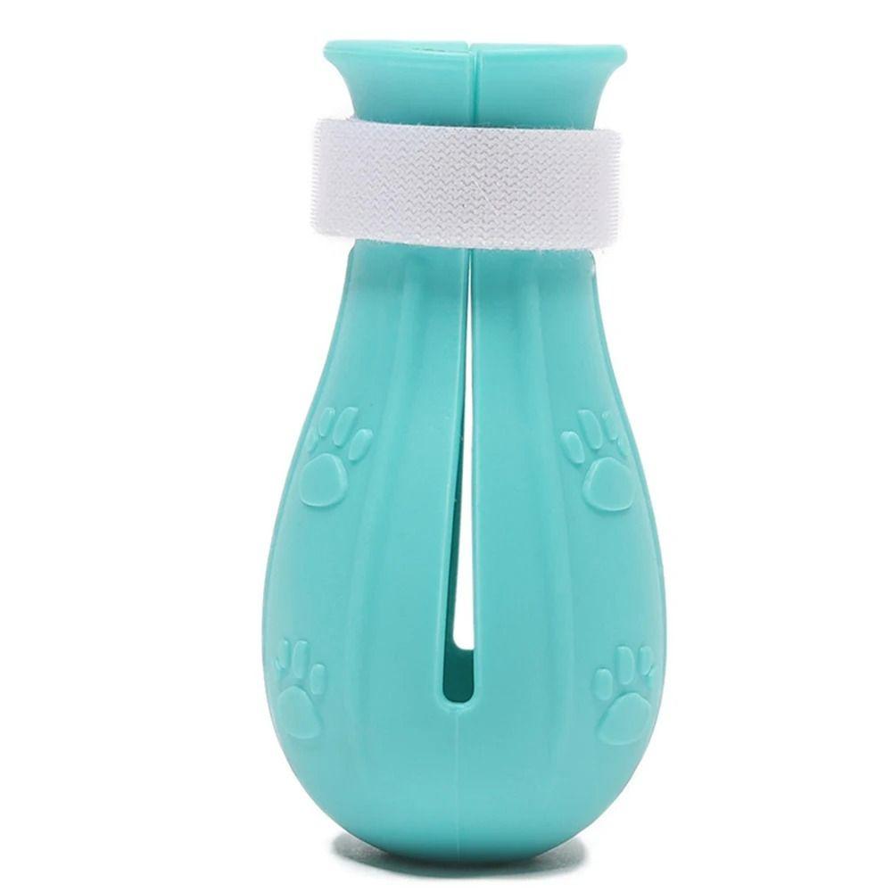 4Pcs Foot Cover Cat Claw Protector Adjustable Paw Nail Cover Boots Cat Foot Shoes  Washing Shoes