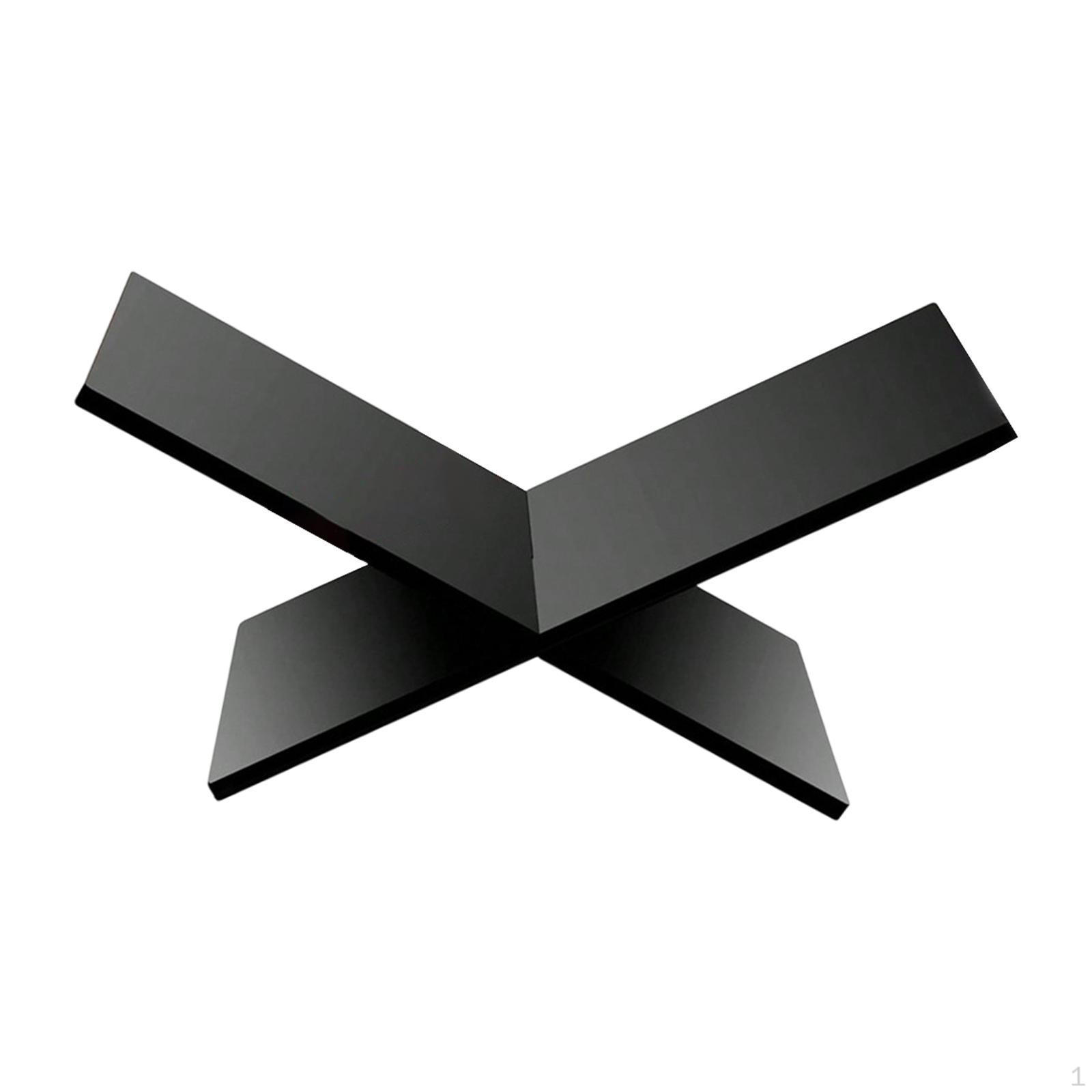 

Акриловый держатель для книг, открытая подставка для чтения, листов, руководств чёрный