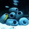 Hot Ceramic Rock Cave Ornament Stones For Fish Tank Filtration Aquarium