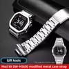 Mod Kit DWH5600 Gehäuse Für Casio 3516 DW-H5600 DW-H5600MB Modifikation Metalllünette Edelstahlarmband Silber Schwarz Uhrenteile