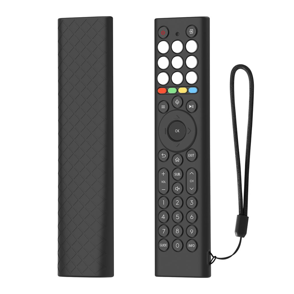 For HISENSE ERF2K38H Silicone Case Remote Control Protective Case Anti Slip Television Remote Cover Full-Coverage Silicone Case