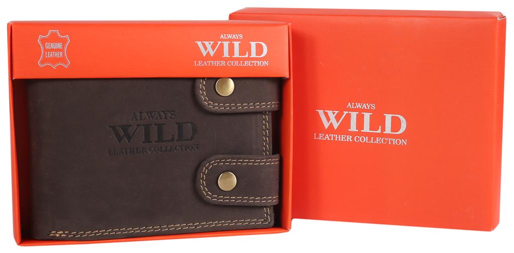 Men's Leather Wallet 2900-BIC BROWN