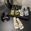 Fashion Women Mid-Heeled with Shallow Mouth Shoes Ladies Slippers Sexy Woman Shoe Sandals 2025 Sexy Platform Pumps Party Pumps