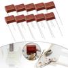 10Pcs Electric Guitar Film Capacitors Easy To Install Multiuse 0.022uf 0.047uf Guitar Capacitors Metallized Replace Parts