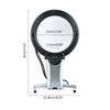 2x 6x Led Hands Free Lighted Magnifying Glass Neck Hanging Desktop Tool For Seniors Sewing Cross Stitch Embroidery