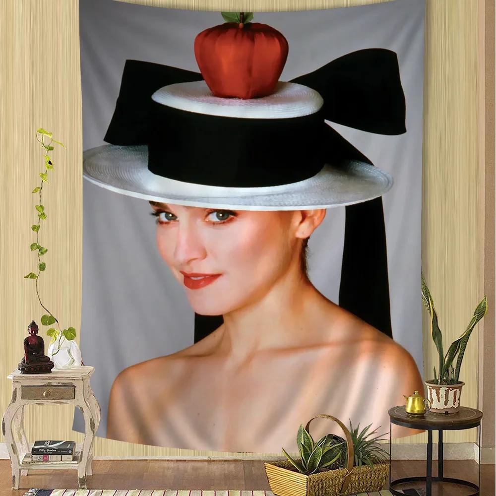 1980s Madonna Tapestry Anime Tapestry Hanging Tarot Hippie Wall Rugs Dorm Wall Hanging Sheets Anime Tapestry 74x94cm(29x37in)