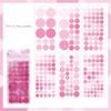 Multi Color Dot Stickers 6pcs/pack, Removable Self-Adhesive Round Tags PET Stickers Waterproof, Decoration Stickers