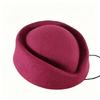 Classical French Flight Attendant Hat Polyester Stewardess Costume Accessoris Women Winter Fashion Headwear