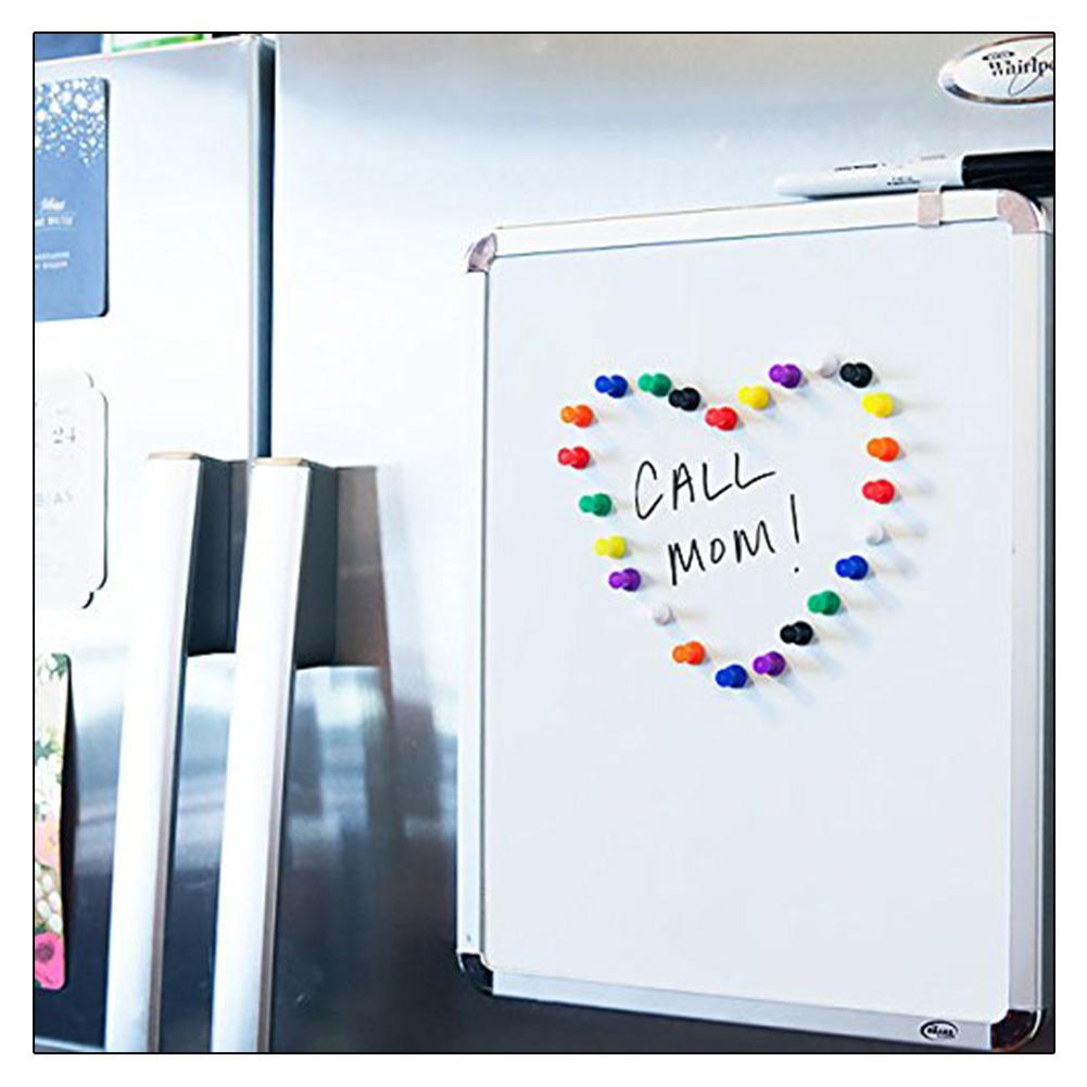 DIY Colorful Magnetic Thumbtacks Plastic Pin Magnets Whiteboard Fridge Magnets Teaching Painting Thumbtacks