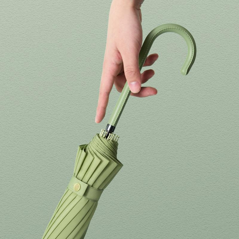 16 Bone Long Shank Straight Rod Umbrella Double Large Large Children's Umbrella Set Business