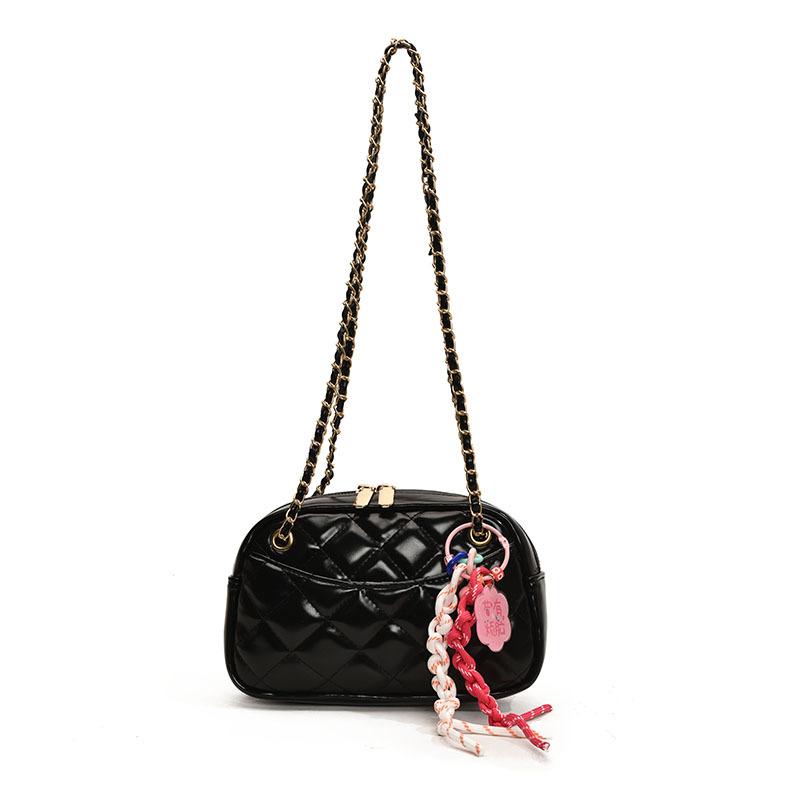 Niche Design Small Bag Women's Spring and Summer 2025 New Trendy Fashion High Sense Diamond Chain Bag Women's Messenger Bag