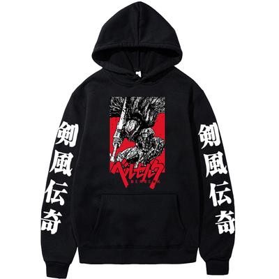 Berserk Mikina Anime Guts Oči Mikiny Mikina Harajuku Ležérne Pulóvre Topy Cool Muži Ženy Móda Mikiny s Dlhým Rukávom