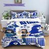 Aitana Custom Name Pattern Bedding,Quilt Set Quilt Cover Pillowcase Home Birthday Gift(1 * Duvet Cover + 2 * Pillowcase, Without Core)