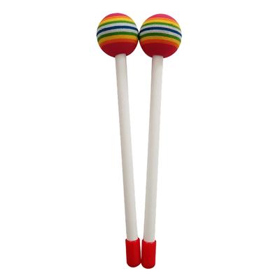 2 Pezzi Bacchette per Batteria per Bambini Colore Brillante Suono Piacevole Plastica Percussioni a Mano Bacchetta per Batteria per Musica