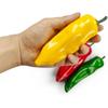 Lorigun 12Pcs Artificial Chili Fake Pepper Colorful Chili for Decoration Faux Vegetables Photo Props Home Kitchen Decoration Children Teaching
