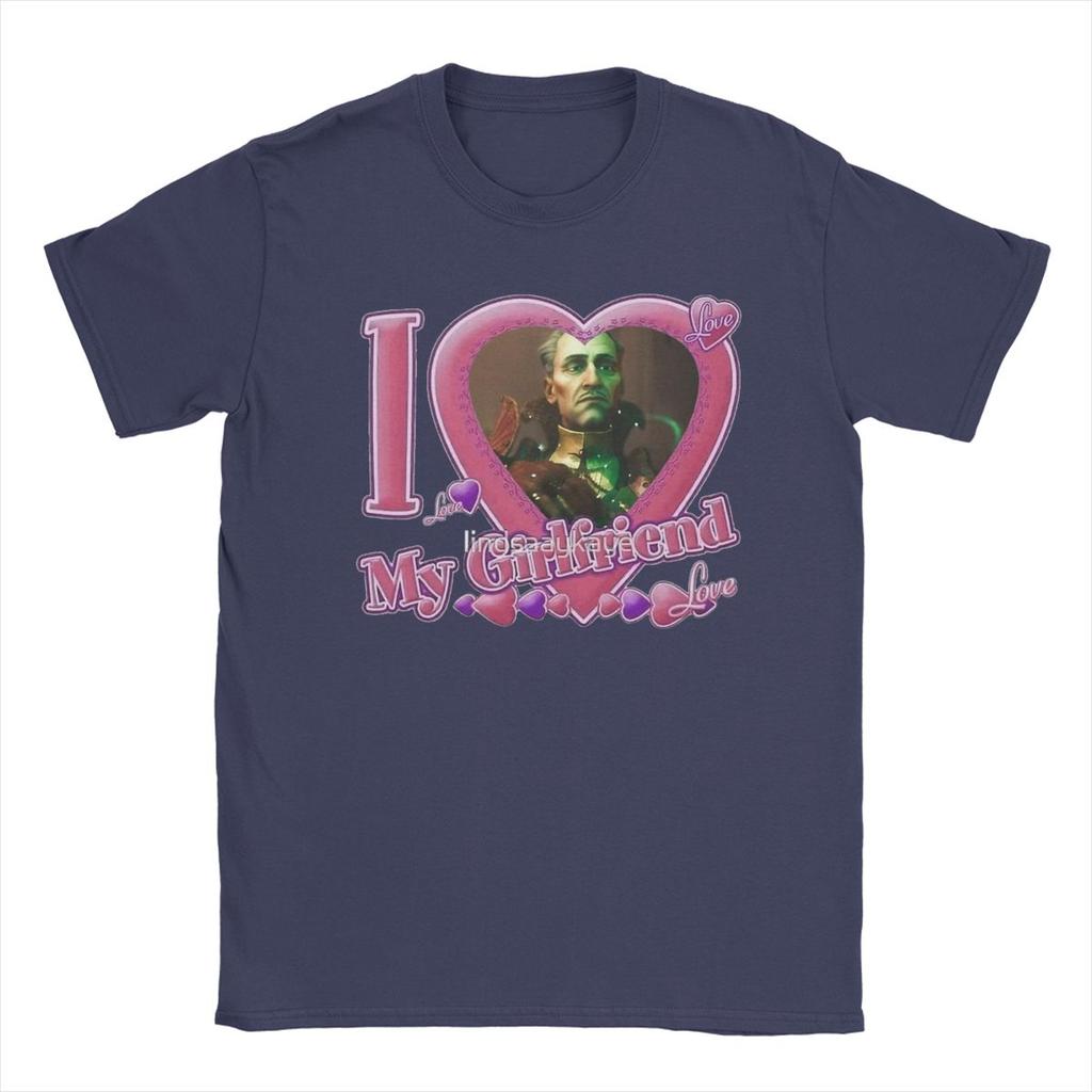 Emmrich Volkarin I Love My Girlfriend T-Shirts for Men Crew Neck Cotton T Shirt Dragons Ages Short Sleeve Tee Shirt Clothing