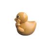 Artistic Wooden Pattern Duck Sculpture Crafted From Resin For Home Decor And Ideas Gift