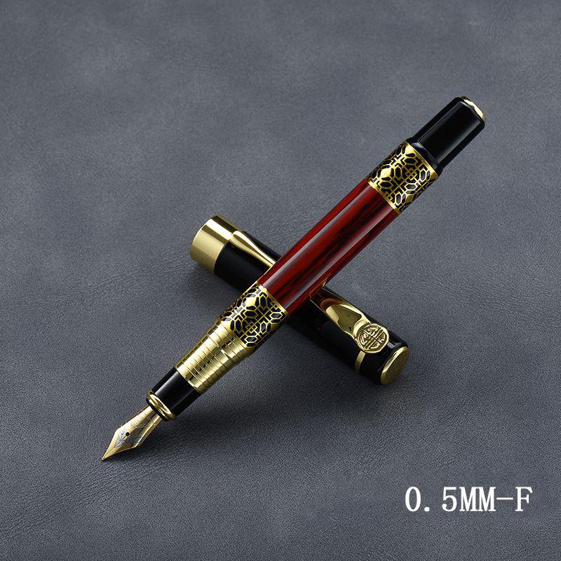 

1-100Pcs/Set Retro Metal Fountain Pen Replaceable Ink Elegant Gift for Writing Stationery Office School Supplies F