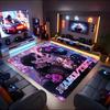 1PC Custom Name Day Dead Romance Theme Floor Mat Ideal for Living Room, Game Rooms, Office, Bedroom,Floor Mat Playful Design