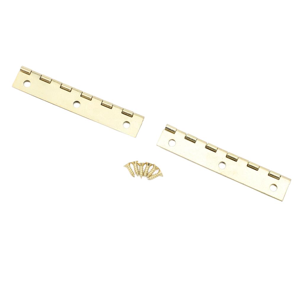 20 Set Back Flip Hinge Iron Retro Folding Butt Hinge for Cabinet Furniture 75x25mm Yellow