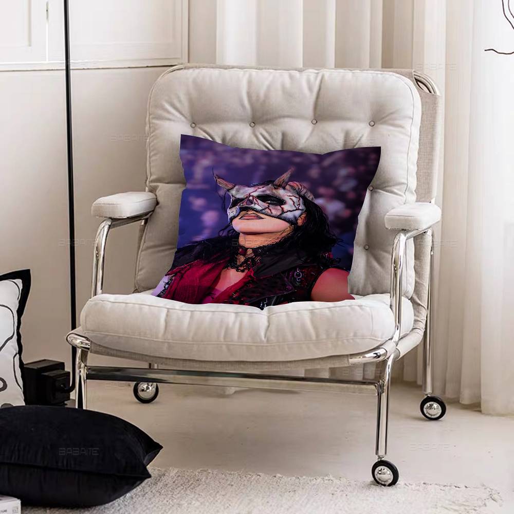 Rhea Ripley Female Wrestler Pillowcase Toon Gift Cushion Cover Bedroom Home Sofa Chair Seat Decor Pillow Case