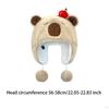 Ear Protection Warm Hat Winter for Autumn and Outdoor Backpacking Brown