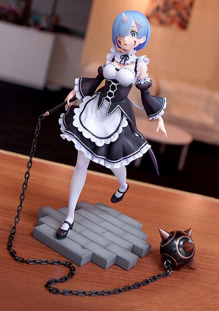 Anime Re:Zero Figure Rem Action Figure Cute Maid Model Statue Rem Figurine Remu Doll Collection Desktop Decoration Ornament Gift