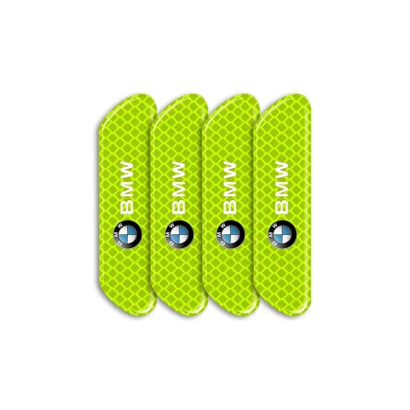 

Для автомобиля BMW 4 шт./комплект Светоотражающие полосы Предупреждающие наклейки Стайлинг автомобиля для BMW M Performance M2 M3 M5 320 325 E28 E30 E34 E36 E