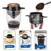 Coffee Filter Stainless Steel Filter Free Coffee Funnel Filter Portable Folding Coffee Filter