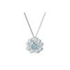 Connexus Herz Lotus Anhänger Rhodinierte Halskette Damen Halskette 5615092