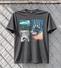 Jaws Shirt, Vintage 70s Movie T-Shirt, Retro Horror Movie Graphic T-Shirt, Aesthetic Ocean Shark Top, Gift for Movie Fan