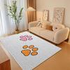 Stile Semplice Carino Disegno Animato Tappeto per Soggiorno Antiscivolo Impronte di Animali Morbido Tappeto per Camera da Letto Soffice Tappetino per Tavolo Divano Lavabile