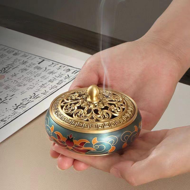 Incense burner incense seal stove plate incense burner sandalwood incense seal tool agarwood incense burner sandalwood burner