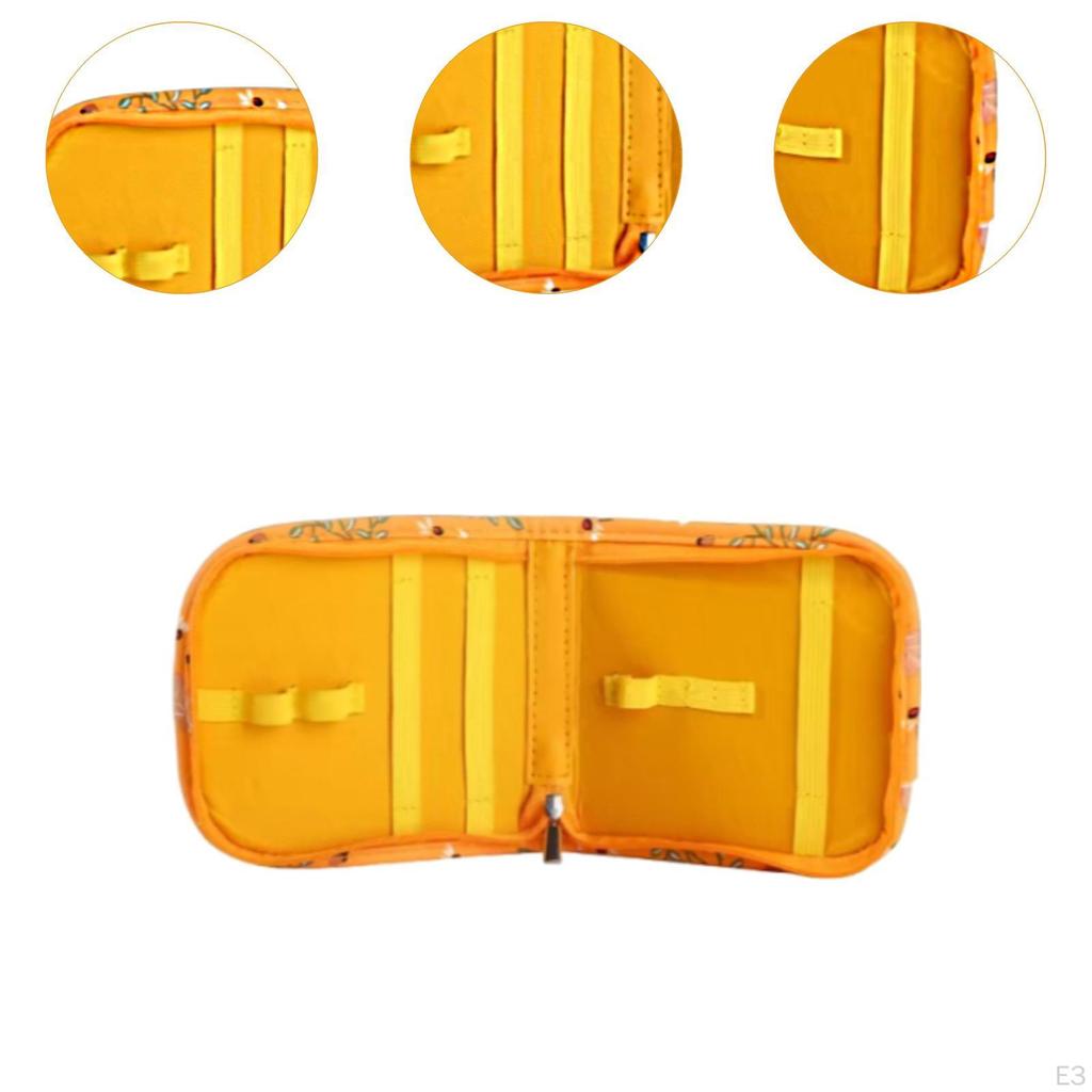 Sewing Accessories Bag Organizer Empty Multifunctional Sturdy,Crochet Hook Case Travel for