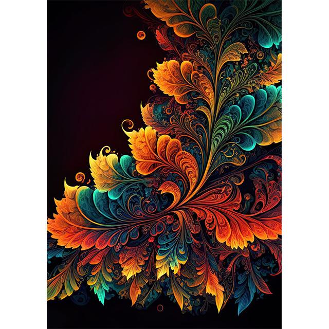 Abstract Art Landscape Colorful Flowers Prints Poster Canvas Painting Modern Wall Art Picture For Living Room Bedroom Home Decor