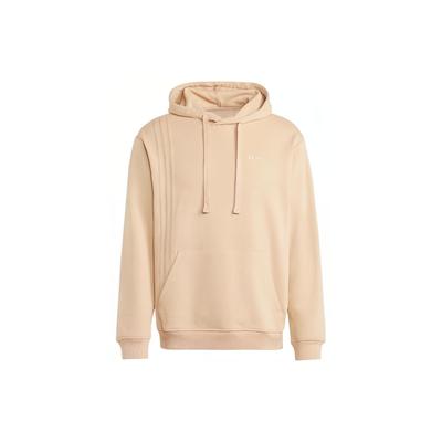 adidas Bağcıklı Kapüşonlu, Tek Renk Logolu Nakışlı Orijinal Trefoil Erkek Üst Giyim Bej IC8417