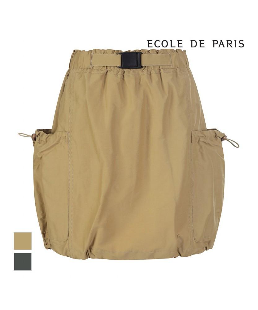 ECOLEDEPARIS Buckle Cargo Skirt_Rb38Wsam10Z