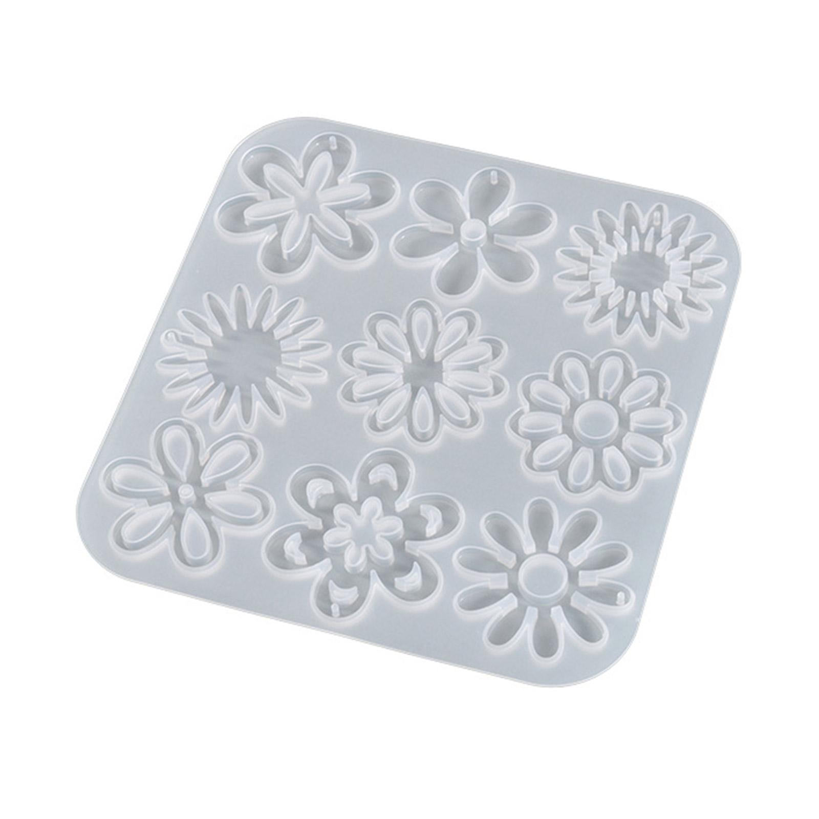 Earrings Epoxy Resin Mold Silicone Earrings Mold Handmade Women Jewelry Resin Silicone Molds for Resin Jewelry Making 1
