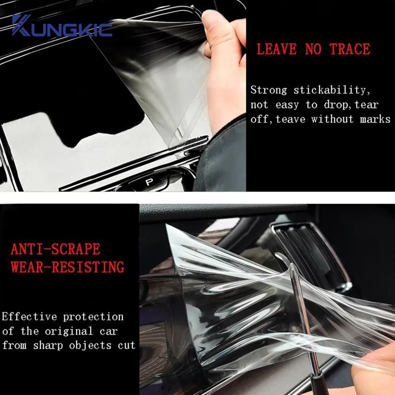 For Toyota CROWN Z 2024 2025 Interior Car Center Console Navigation Screen Transparent TPU Protective Film Anti-scratch Repair