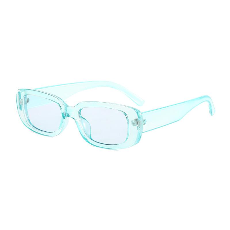 Neue trendige Sonnenbrille mit kleinem Rahmen, quadratische Jelly-Farbe, modische Street-Shot-Sonnenbrille, hochwertige Damen-Sonnenbrille