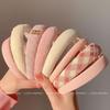 2023 Pink High Crown Headband & Hair Clips Set for Girls - Wide Edge Beauty Accessory