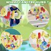 Baby Rattles Infant Spiral Plush Toy Bright Colors Baby Stroller Plush Toy Stimulating Baby Curiosity Toy for Newborn Infant