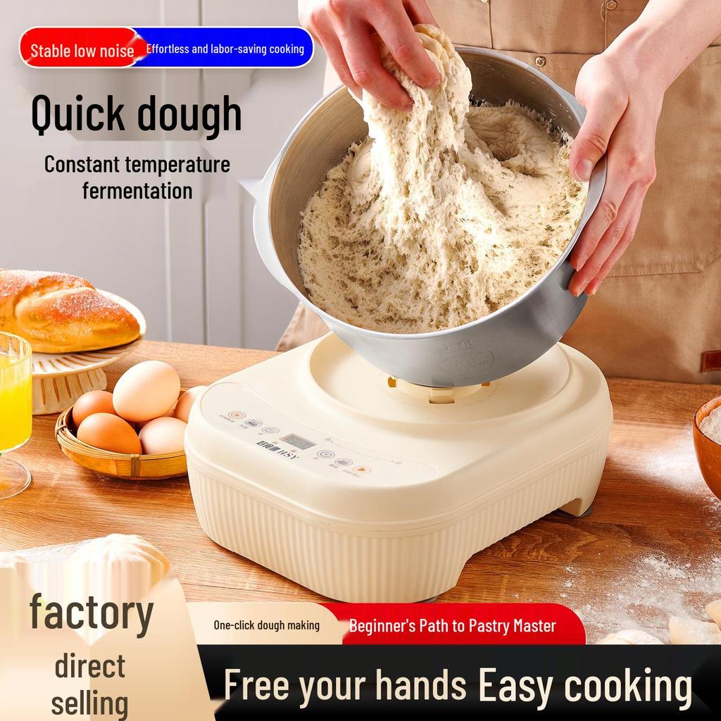 New Fully Automatic Stainless Steel Dough Kneader and Mixer with Timer