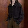 Women's Korean Chic Knit Patchwork Two-in-One Long Sleeve Polo Shirt with Pocket Design for Early Autumn