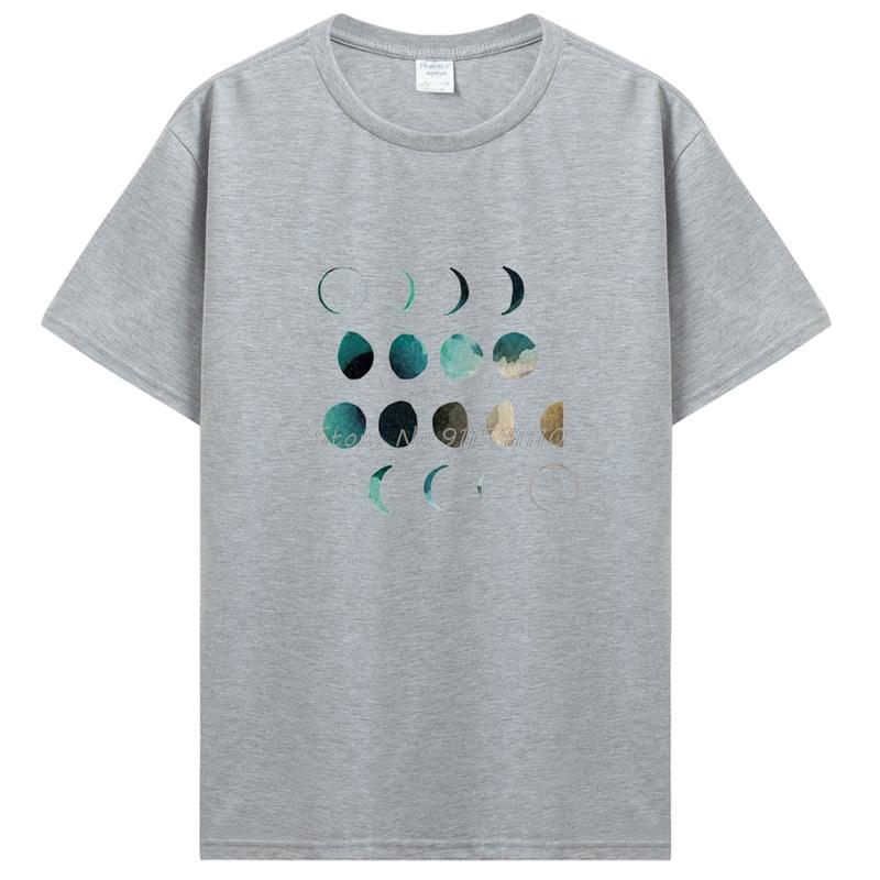 Universe Planets Print Tshirt Casual Cotton T Shirt Oversized Unisex Streetwear Tshirt Fashion Fitness Tops Tees Unisex S Clothing