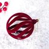 4pcs Flocked Velvet Christmas Ball Shatterproof Decorative Christmas Tree Pendant Delicate Xmas Hanging Ornament Shop