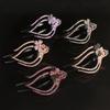 Ladies Large Size Disk Hair Rhinestone Shiny Crystal Hair Clip Hairgrip Hair Accessories Hair Claws