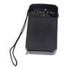 Portable AM FM Radio Black Color Headset Pluggable Built in Loud Speaker AM FM Transistor Radio
