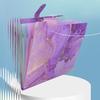 Paintings Collection Book File Folder Multi Layered Document Binder Contract Clamp Data File Bag