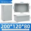 Outdoor Waterproof Die-Cast Aluminum Junction Box with Sealed Push Button Switch